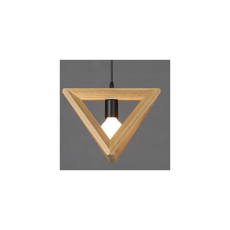 Suspension moderne en bois, lampes suspendues simples, lampe suspendue de café