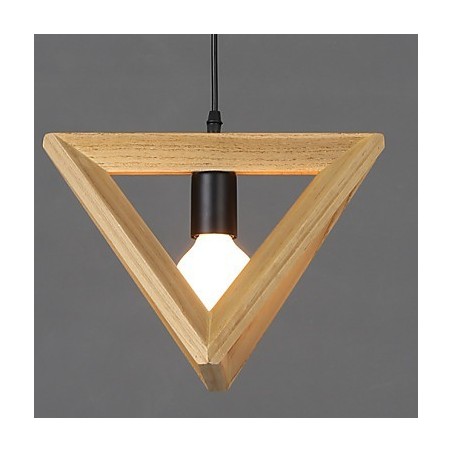 Suspension moderne en bois, lampes suspendues simples, lampe suspendue de café Suspension moderne en bois, lampes suspendues simples, lampe suspendue de café