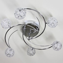 Plafonnier encastré électroplaqué contemporain moderne