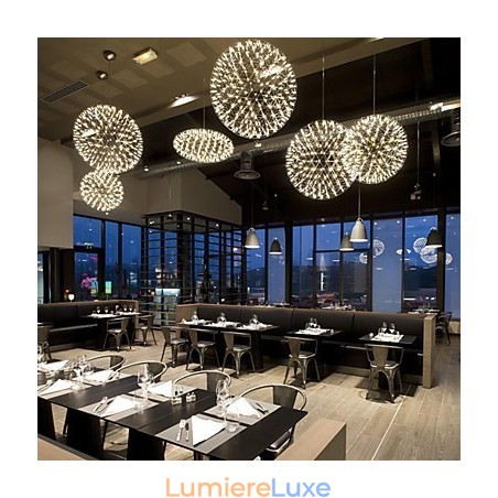 Lustre contemporain créatif à suspension ronde Lustre contemporain créatif à suspension ronde