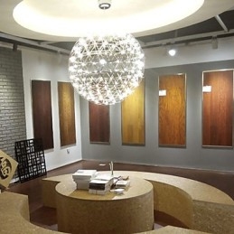 Lustre contemporain créatif à suspension ronde