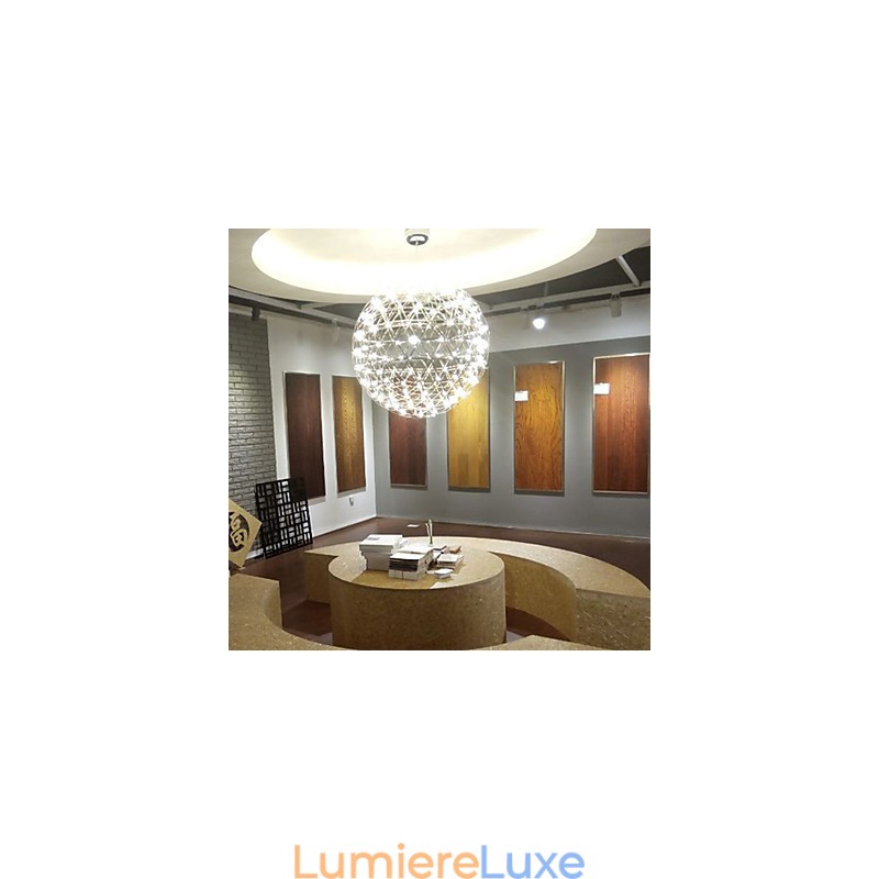Lustre contemporain créatif à suspension ronde