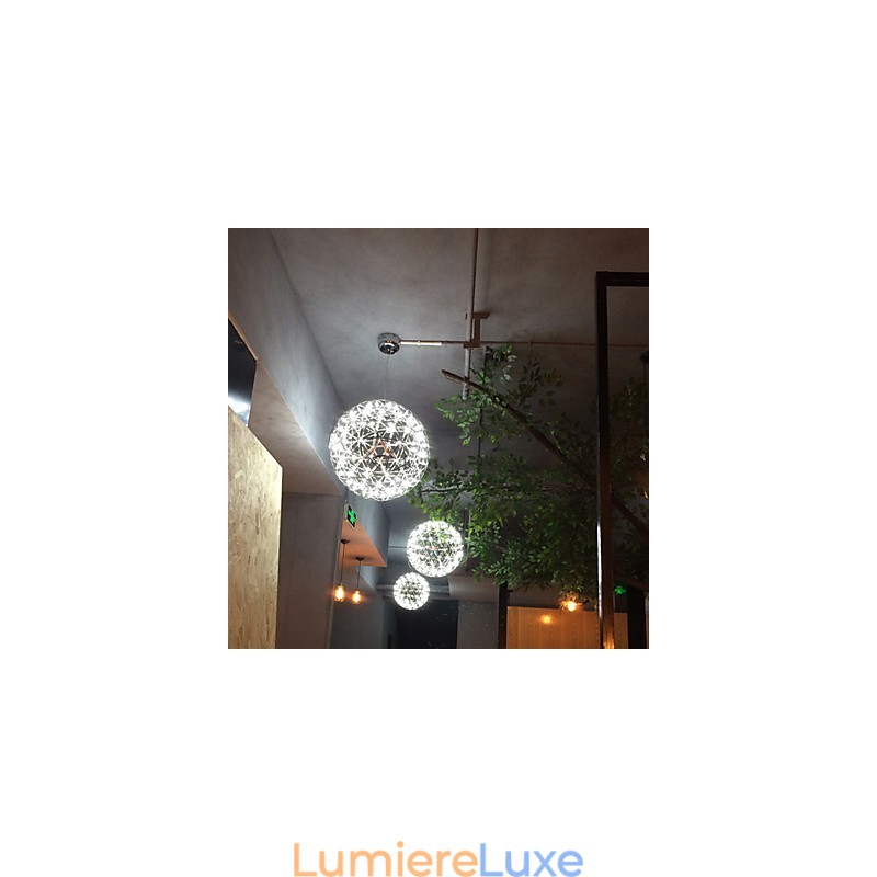 Lustre contemporain créatif à suspension ronde