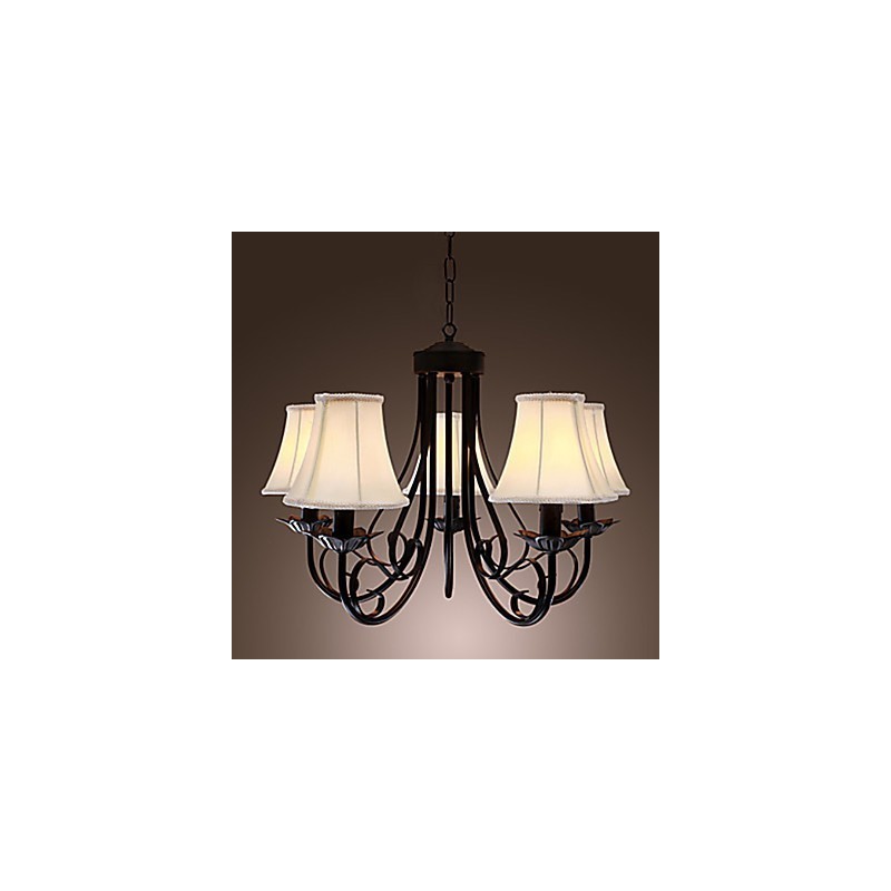 Lustre traditionnel classique en laiton antique