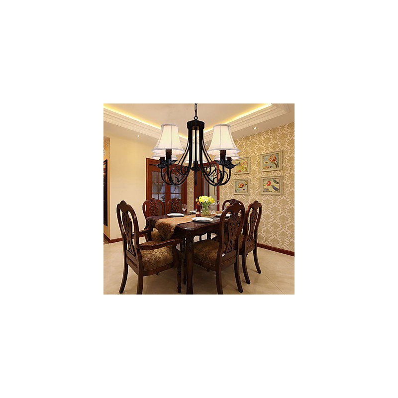 Lustre traditionnel classique en laiton antique