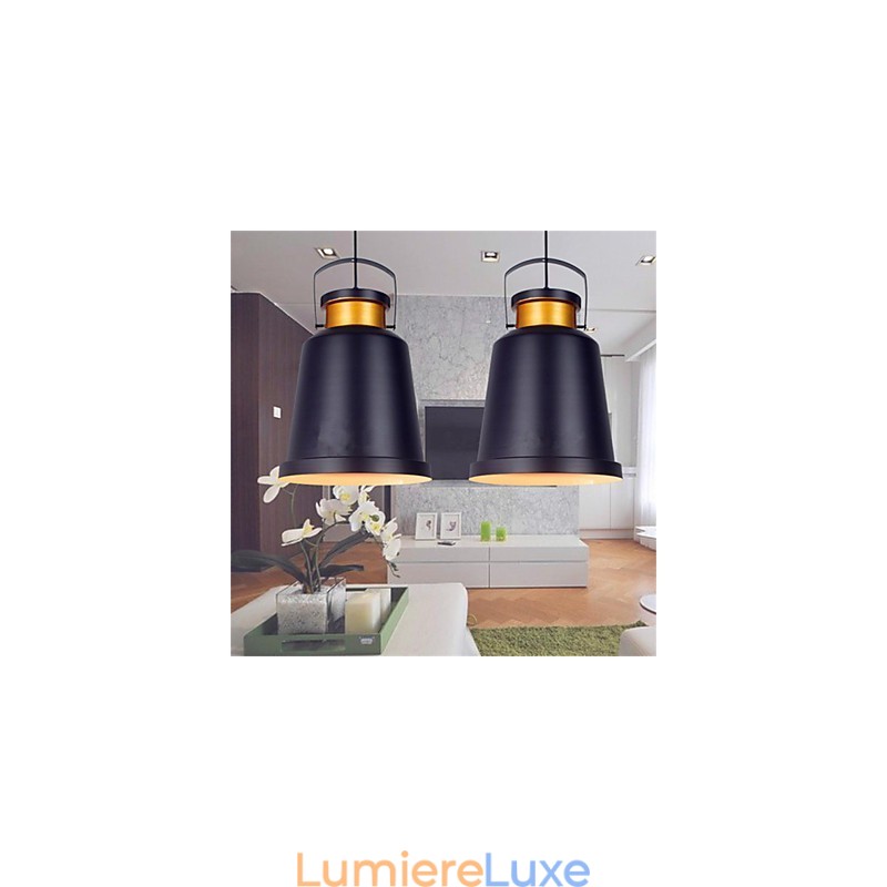 Lampes suspendues rétro en métal pour café