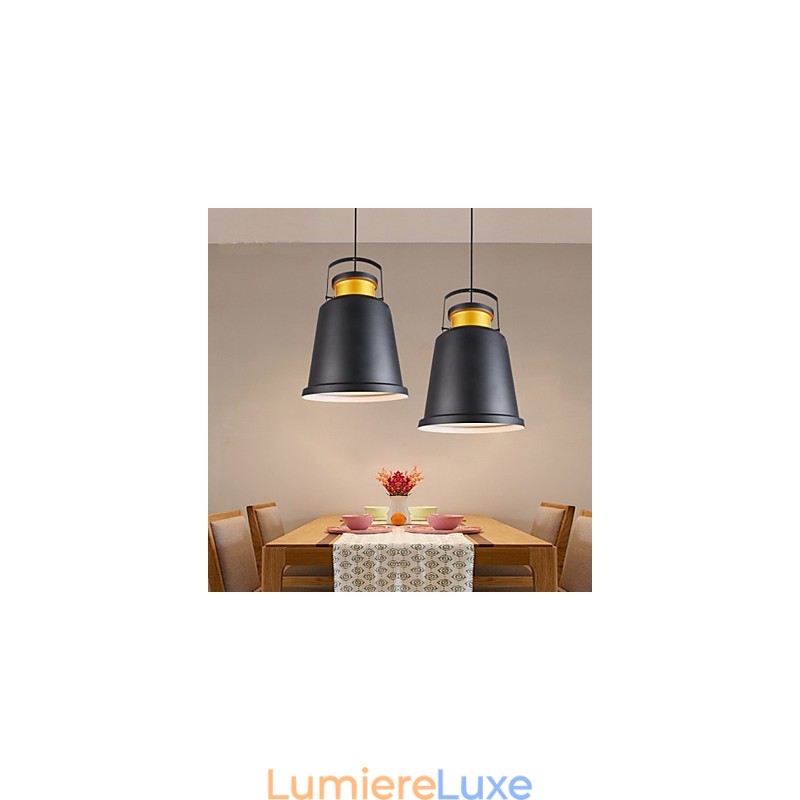 Lampes suspendues rétro en métal pour café