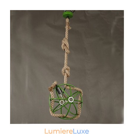 Lustre rétro café art lustre corde Lustre rétro café art lustre corde