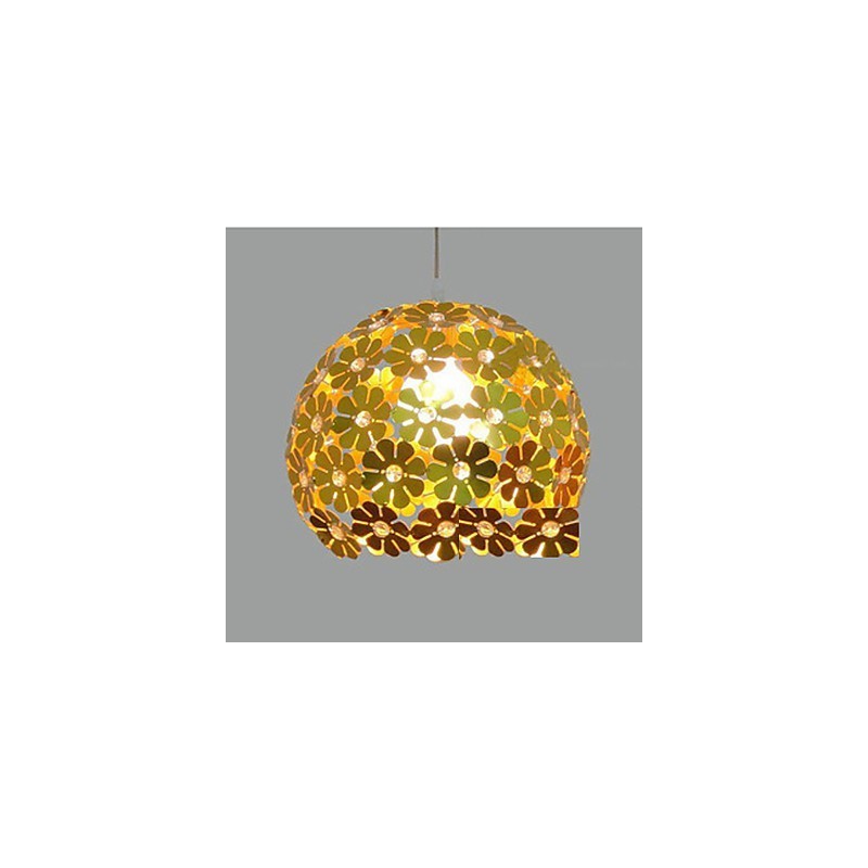 Plafonnier en cristal à tête unique, forme boule de fleur de prunier, couleur moderne
