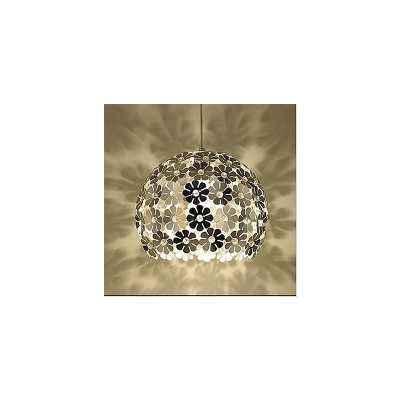 Plafonnier en cristal à tête unique, forme boule de fleur de prunier, couleur moderne