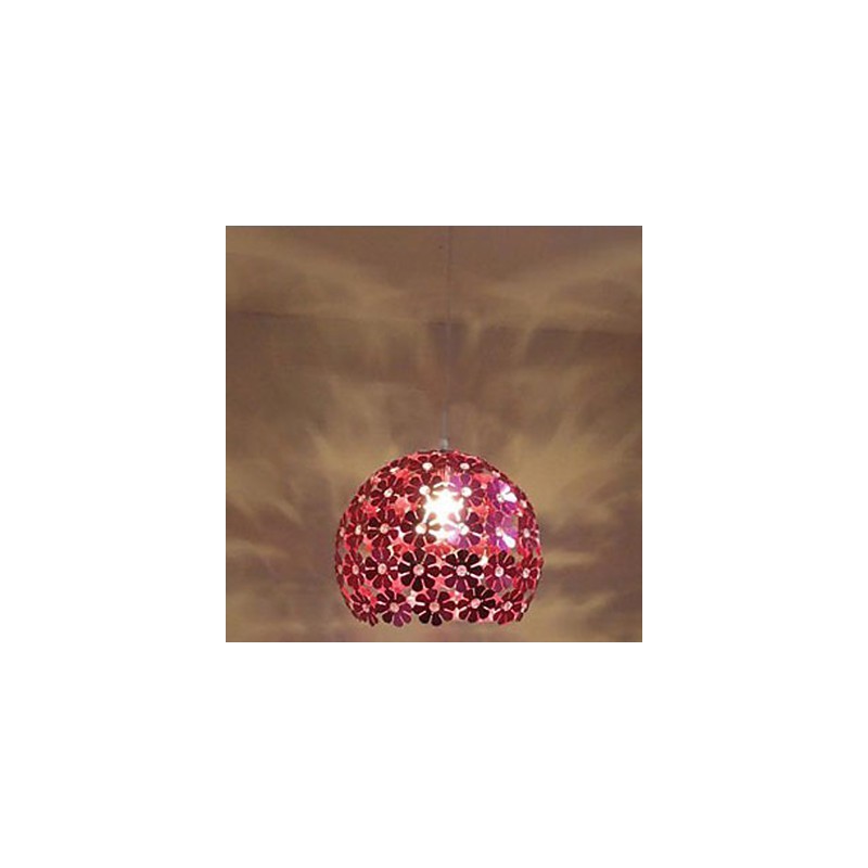Plafonnier en cristal à tête unique, forme boule de fleur de prunier, couleur moderne