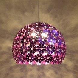Plafonnier en cristal à tête unique, forme boule de fleur de prunier, couleur moderne