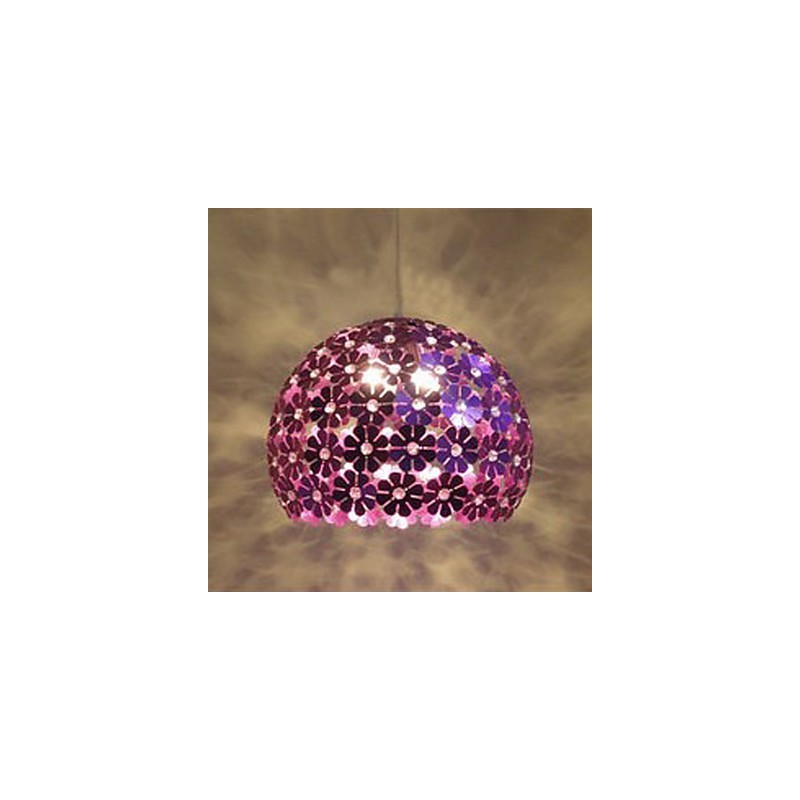 Plafonnier en cristal à tête unique, forme boule de fleur de prunier, couleur moderne