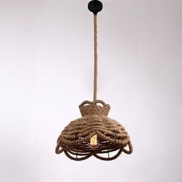 Suspensions Mini Style Moderne Contemporain Country Éclairage Corde