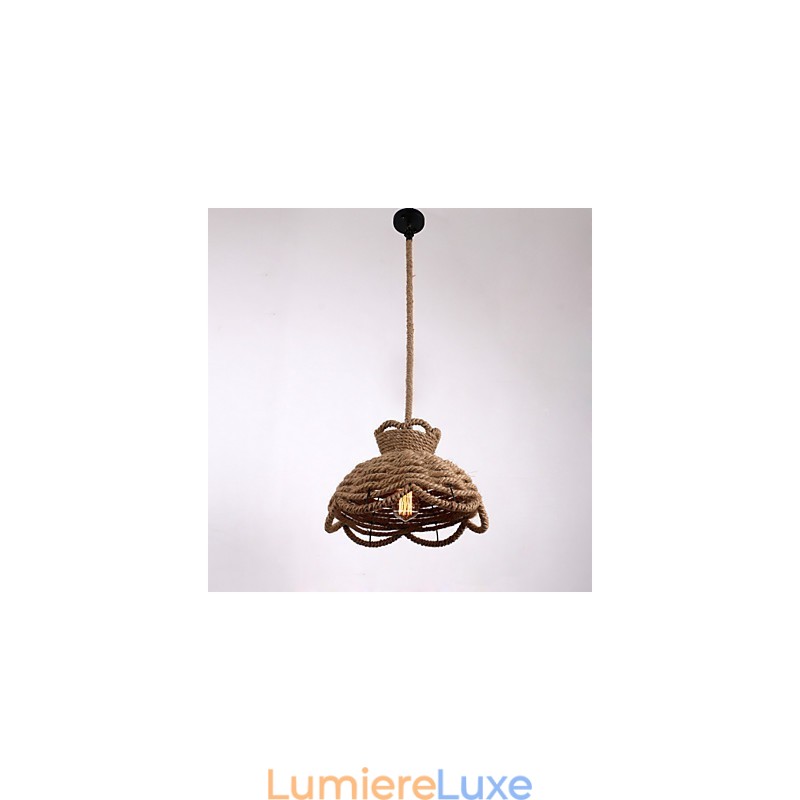 Suspensions Mini Style Moderne Contemporain Country Éclairage Corde