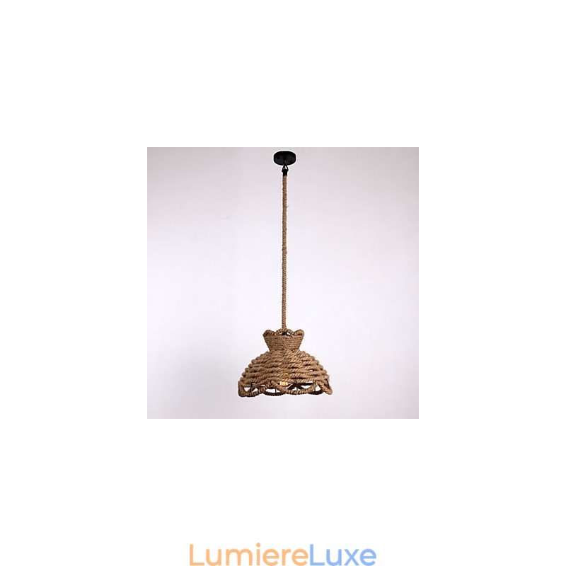 Suspensions Mini Style Moderne Contemporain Country Éclairage Corde