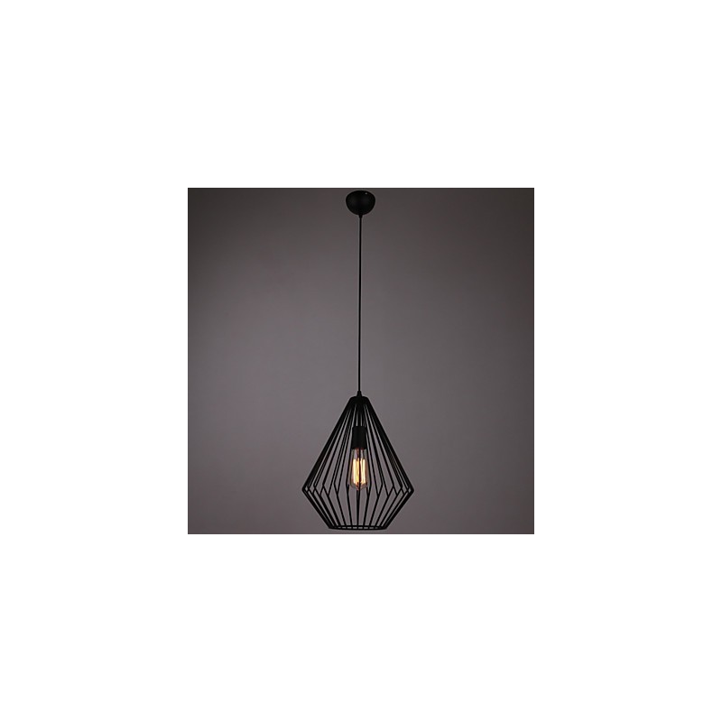 Mini lampe suspendue diamants 1 lumière, traitement de peinture