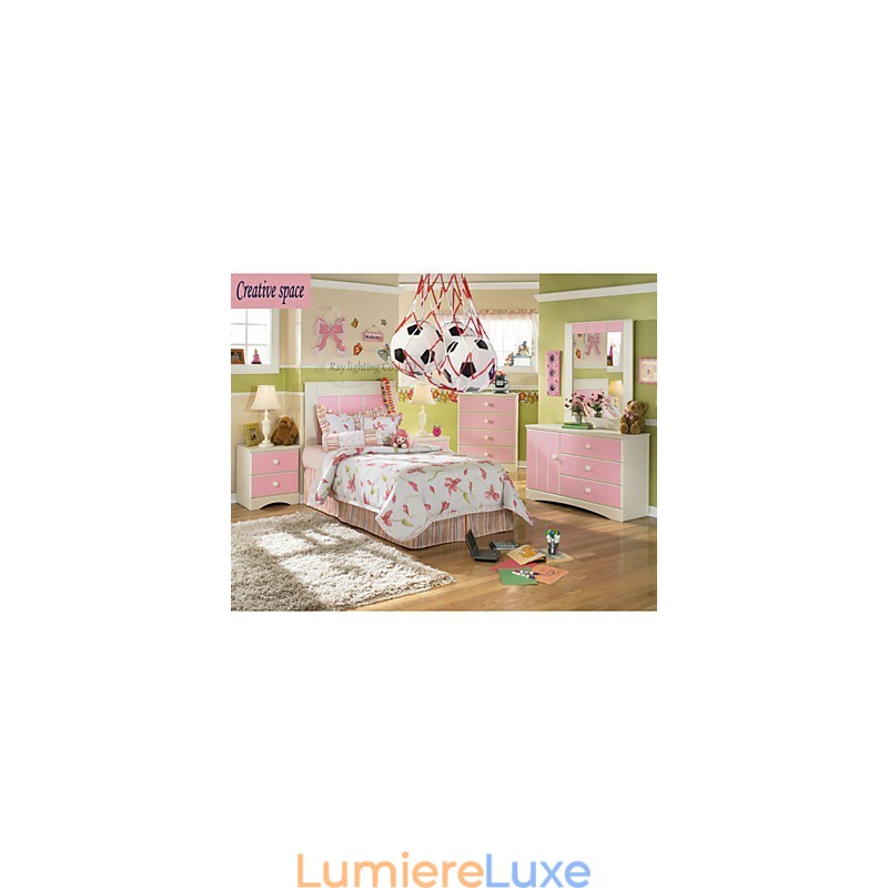 Lampe suspendue minimaliste moderne à 3 lumières pour enfants, motif football