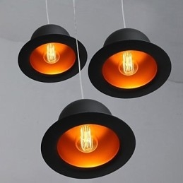 Lampe de dôme créative à la mode, style rural, chapeau de cérémonie britannique européen