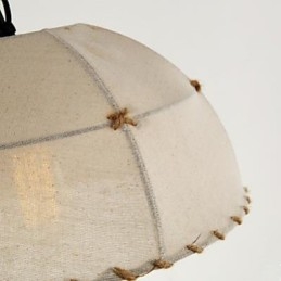 Un bref lustre en corde de chanvre semi-circulaire de Vogue Lights