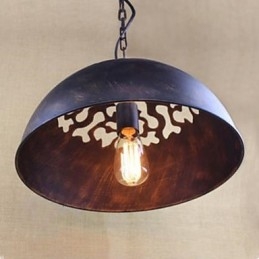 Palan à chaîne en fer forgé de l'industrie américaine Nostalgie Demi-cercle Droplight Restaurer les anciennes manières