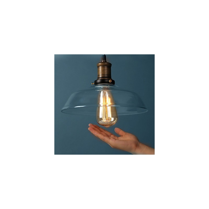 Suspension moderne en verre, lampes suspendues simples, lampe suspendue de café