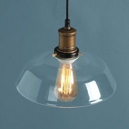 Suspension moderne en verre, lampes suspendues simples, lampe suspendue de café