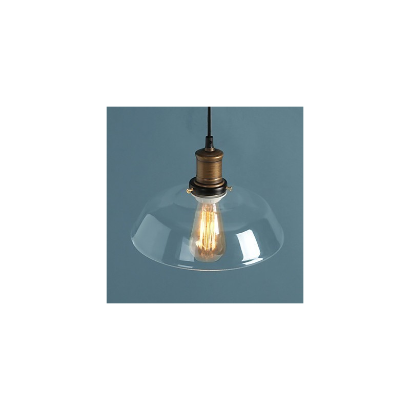 Suspension moderne en verre, lampes suspendues simples, lampe suspendue de café