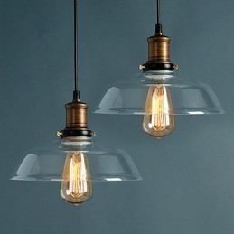Suspension moderne en verre, lampes suspendues simples, lampe suspendue de café