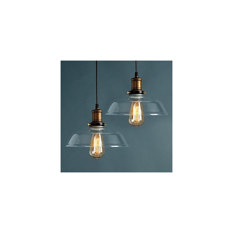 Suspension moderne en verre, lampes suspendues simples, lampe suspendue de café