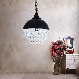 Lustre en fer minimaliste américain rétro en forme de pomme à une tête