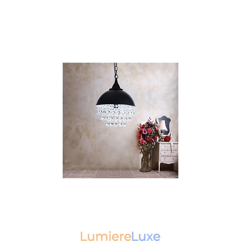 Lustre en fer minimaliste américain rétro en forme de pomme à une tête