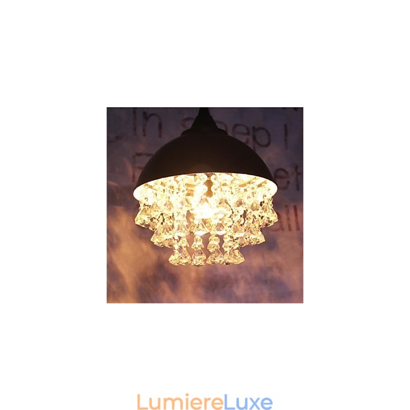 Lustre en fer minimaliste américain rétro en forme de pomme à une tête