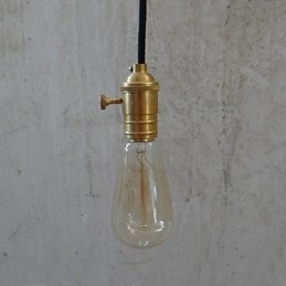 Suspension traditionnelle classique vintage en laiton
