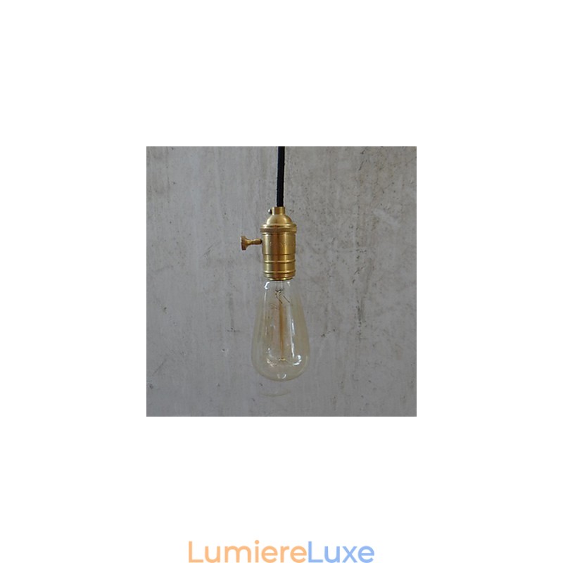 Suspension traditionnelle classique vintage en laiton