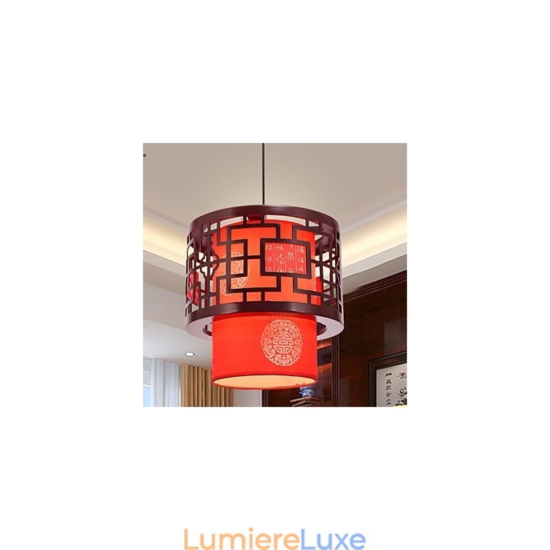 Lustre à une tête pour repas, petite lampe à suspension Archaizes Teahouse