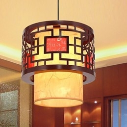 Lustre à une tête pour repas, petite lampe à suspension Archaizes Teahouse