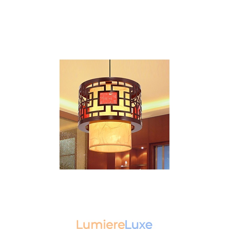 Lustre à une tête pour repas, petite lampe à suspension Archaizes Teahouse