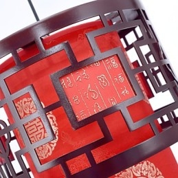 Lustre à une tête pour repas, petite lampe à suspension Archaizes Teahouse
