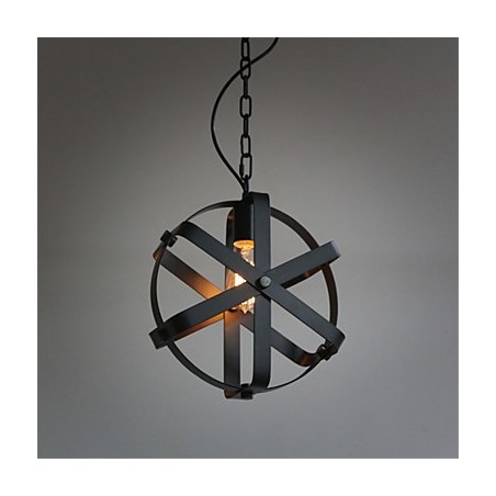 Lustre suspendu rond industriel de style vintage, luminaire décoratif pour loft, ameublement de maison Lustre suspendu rond industriel de style vintage, luminaire décoratif pour loft, ameublement de maison