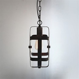 Lustre suspendu rond industriel de style vintage, luminaire décoratif pour loft, ameublement de maison