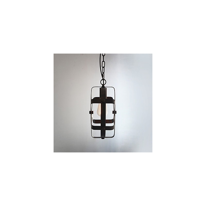Lustre suspendu rond industriel de style vintage, luminaire décoratif pour loft, ameublement de maison