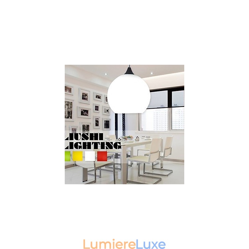 Lustre en verre coloré simple et tendance