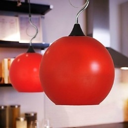 Lustre en verre coloré simple et tendance