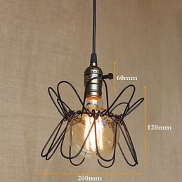 Lustre industriel rétro déformé d'Americange