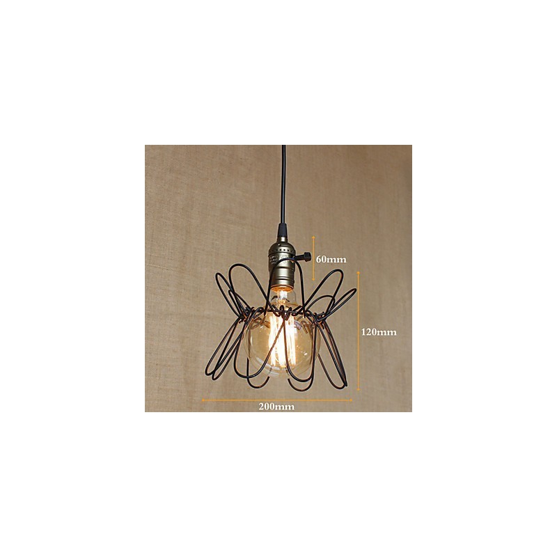 Lustre industriel rétro déformé d'Americange