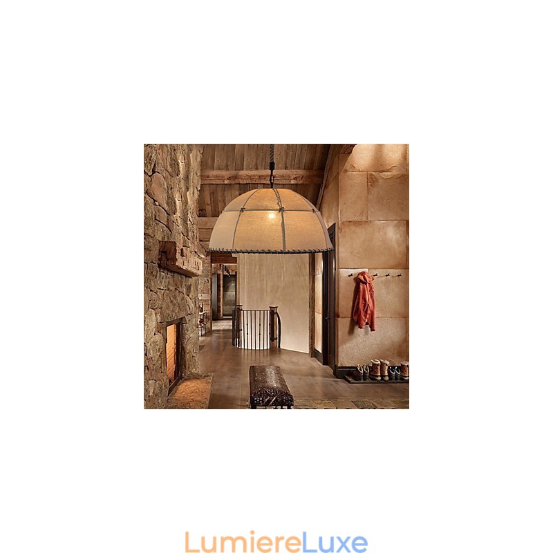 Lampe suspendue industrielle style loft 35 cm, style simple et créatif, style country américain