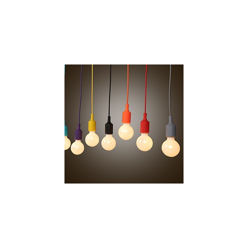 Lustre créatif en silicone en forme de dragon arc-en-ciel