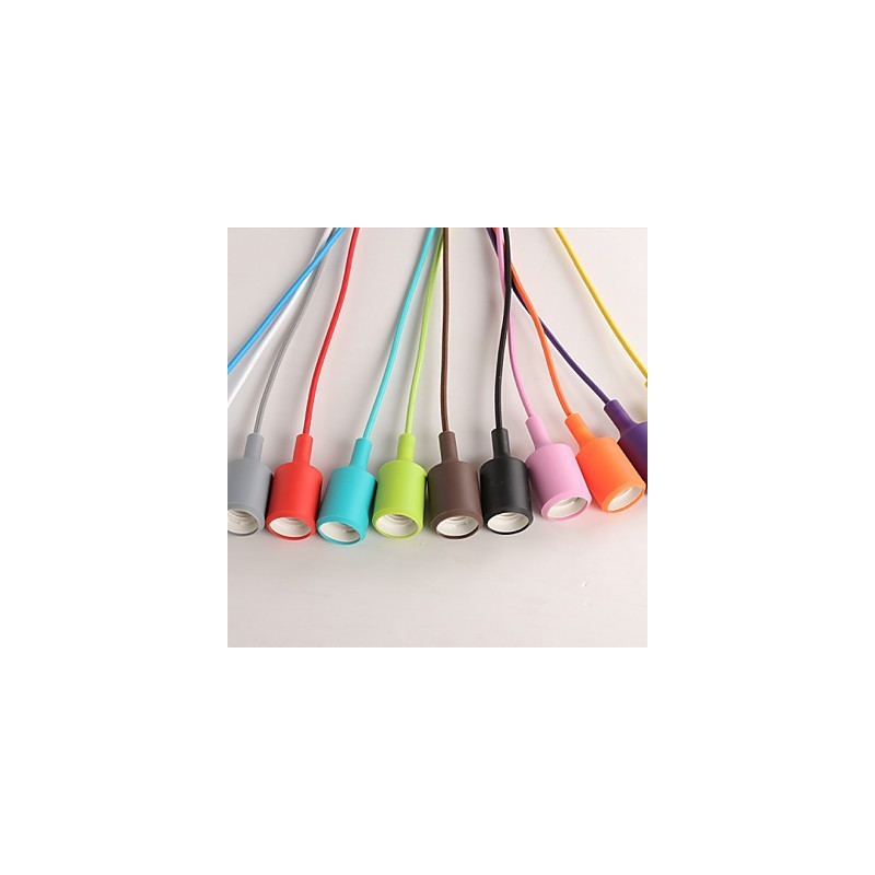 Lustre créatif en silicone en forme de dragon arc-en-ciel