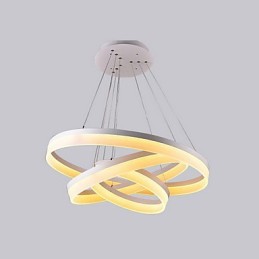 Suspension moderne en acrylique blanc 130 W, offre spéciale